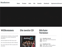 Tablet Screenshot of musikatzen.de